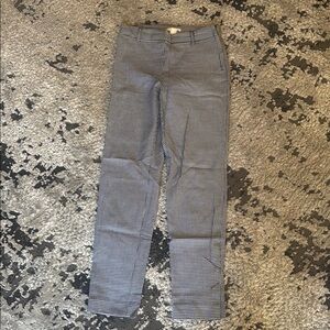 H&M Black and White Checkered Ankle Pants